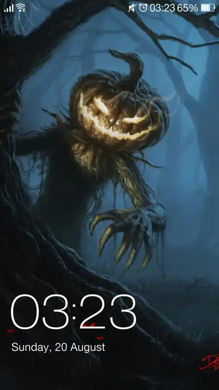 Play Halloween Night Wallpapers | Scary Pumbkin 4K 2017